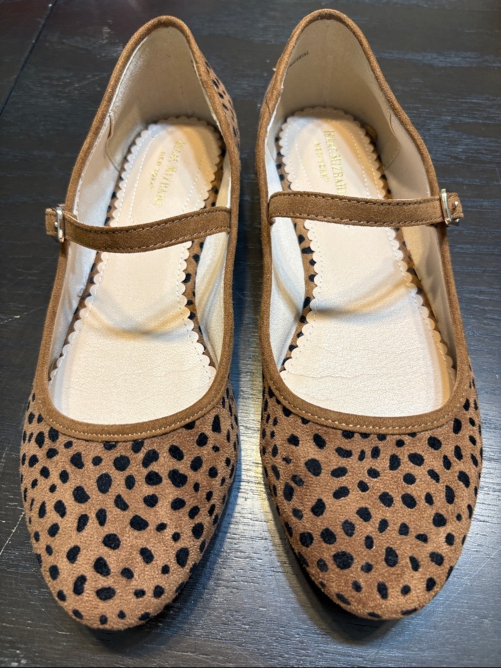 Isaac Mizrahi leopard cheetah ballet flats